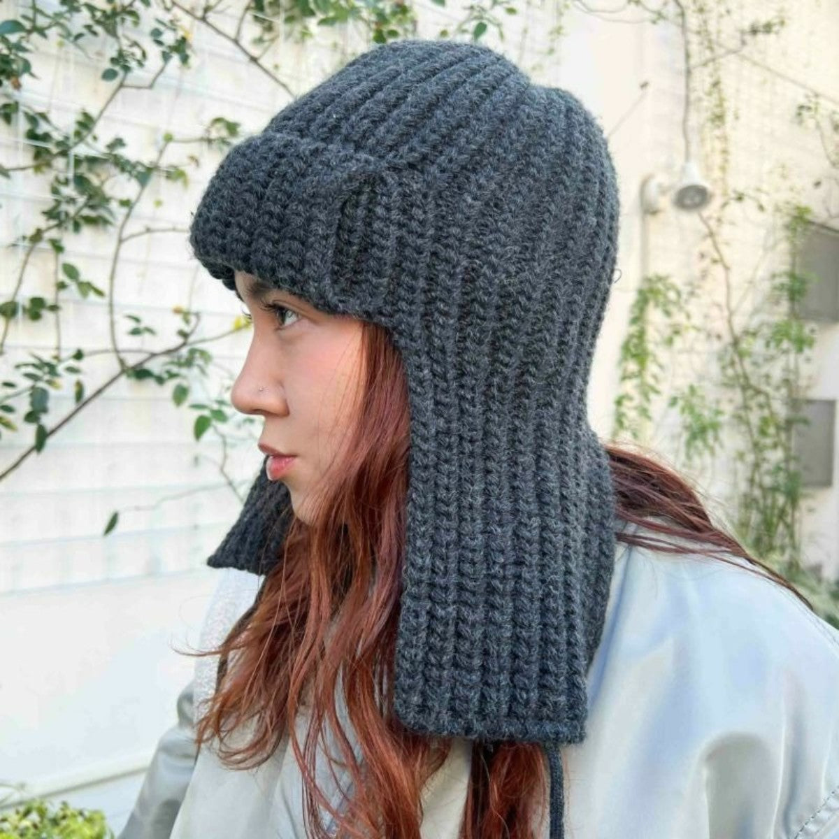 CONTROL FREAK BALACLAVA KNIT CAP コントロールフリーク バラクラバニットキャップ 232-120722【レディース ニットキャップ バラクラバ フライトキャップ 防寒 冬小物 ユニセックス 25FW】