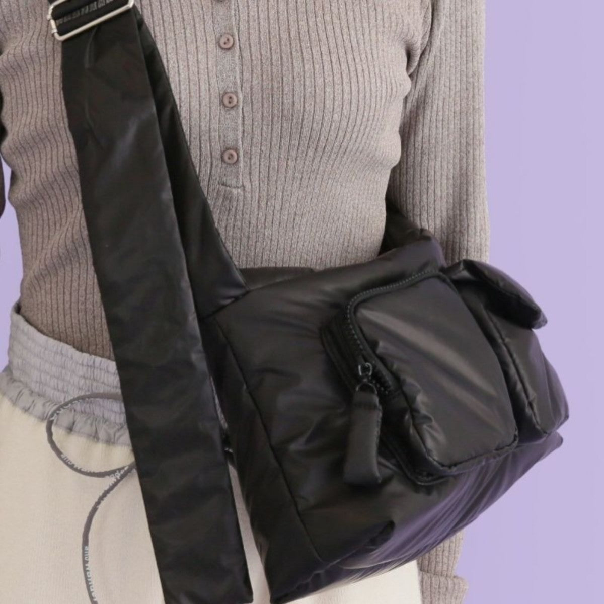 CONTROL FREAK POCKETショルダー コントロールフリーク ポケットショルダー 244-120518【レディース ショルダーバッグ クッション素材 軽量 デイリー 25FW】
