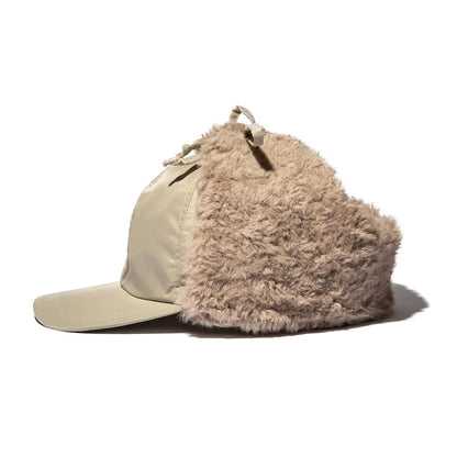 CONTROL FREAK EAR COVER NYLON CAP コントロールフリーク イヤーカバーナイロンキャップ 252-122704【レディース ナイロン素材 フェイクボア 2WAY 異素材 25FW】