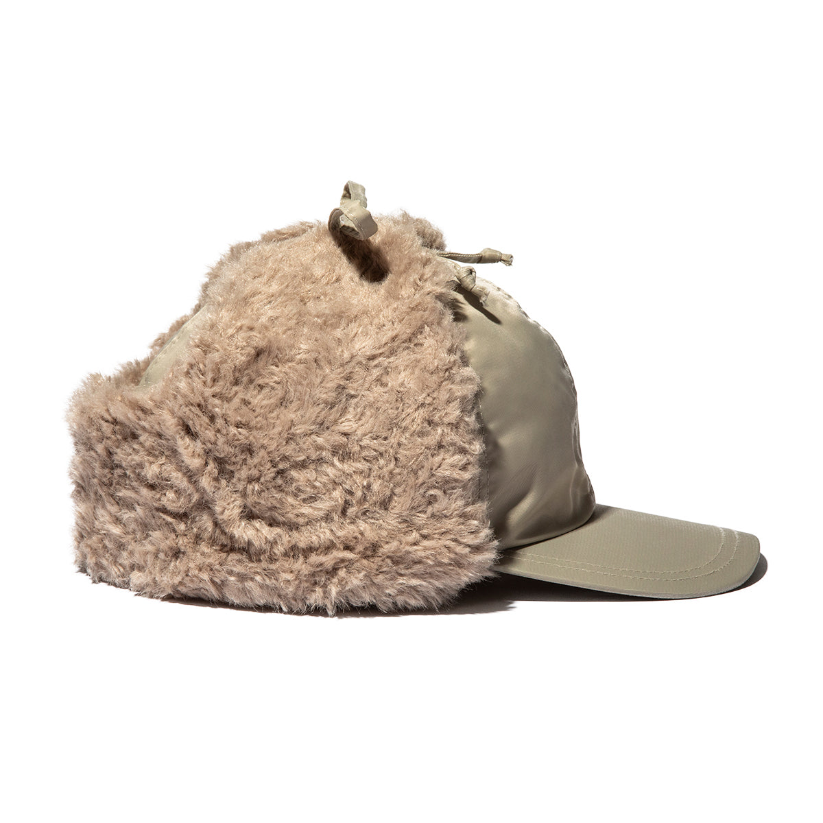 CONTROL FREAK EAR COVER NYLON CAP コントロールフリーク イヤーカバーナイロンキャップ 252-122704【レディース ナイロン素材 フェイクボア 2WAY 異素材 25FW】