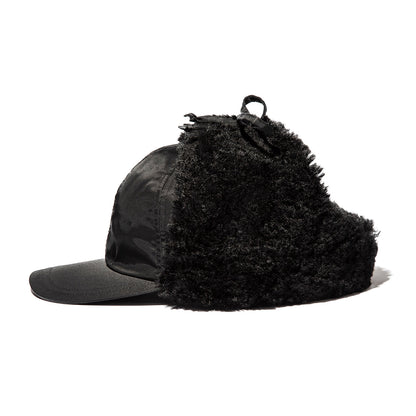 CONTROL FREAK EAR COVER NYLON CAP コントロールフリーク イヤーカバーナイロンキャップ 252-122704【レディース ナイロン素材 フェイクボア 2WAY 異素材 25FW】