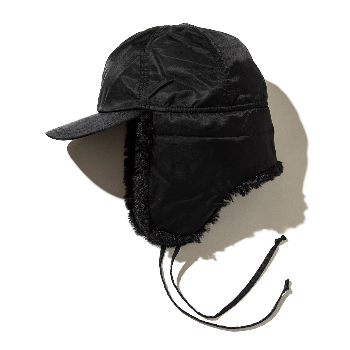 CONTROL FREAK EAR COVER NYLON CAP コントロールフリーク イヤーカバーナイロンキャップ 252-122704【レディース ナイロン素材 フェイクボア 2WAY 異素材 25FW】