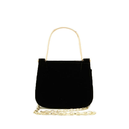 LE VERNIS Metal handle minibag ル・ベルニ メタル ハンドル ミニバッグ 252-210512【レディース ハンドバッグ ショルダー クラッチ メタルハンドル ベルベット パイソン柄 25FW】