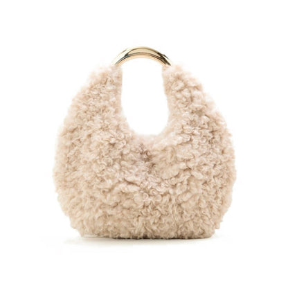 LE VERNIS Sculpture Mou Mini ル・ベルニ スカルプチャー ムー ミニ 252-212519【レディース バッグ ミニ ファー ハンドバッグ 秋冬 レディース 25FW】