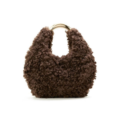 LE VERNIS Sculpture Mou Mini ル・ベルニ スカルプチャー ムー ミニ 252-212519【レディース バッグ ミニ ファー ハンドバッグ 秋冬 レディース 25FW】