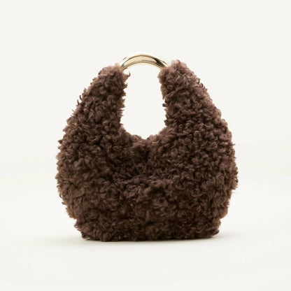 LE VERNIS Sculpture Mou Mini ル・ベルニ スカルプチャー ムー ミニ 252-212519【レディース バッグ ミニ ファー ハンドバッグ 秋冬 レディース 25FW】