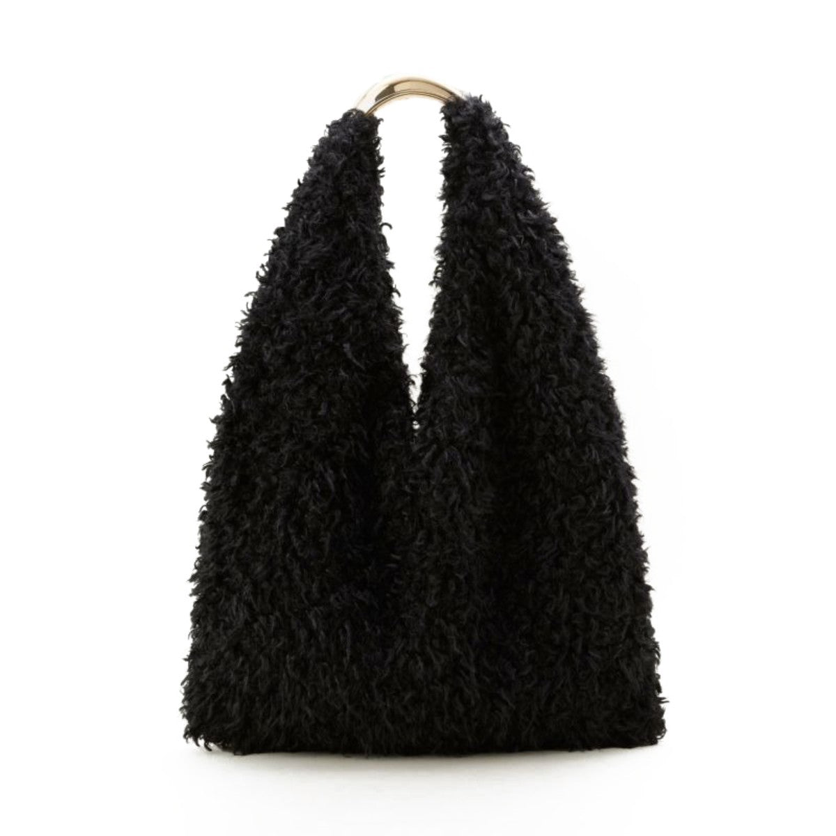 LE VERNIS Sculpture Mou Azuma ル・ベルニ スカルプチャー ムー アズマ 252-212520【レディース バッグ トート ファー 大容量 ハンドバッグ 秋冬 レディース 25FW】