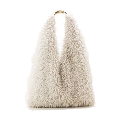 LE VERNIS Sculpture Mou Azuma ル・ベルニ スカルプチャー ムー アズマ 252-212520【レディース バッグ トート ファー 大容量 ハンドバッグ 秋冬 レディース 25FW】