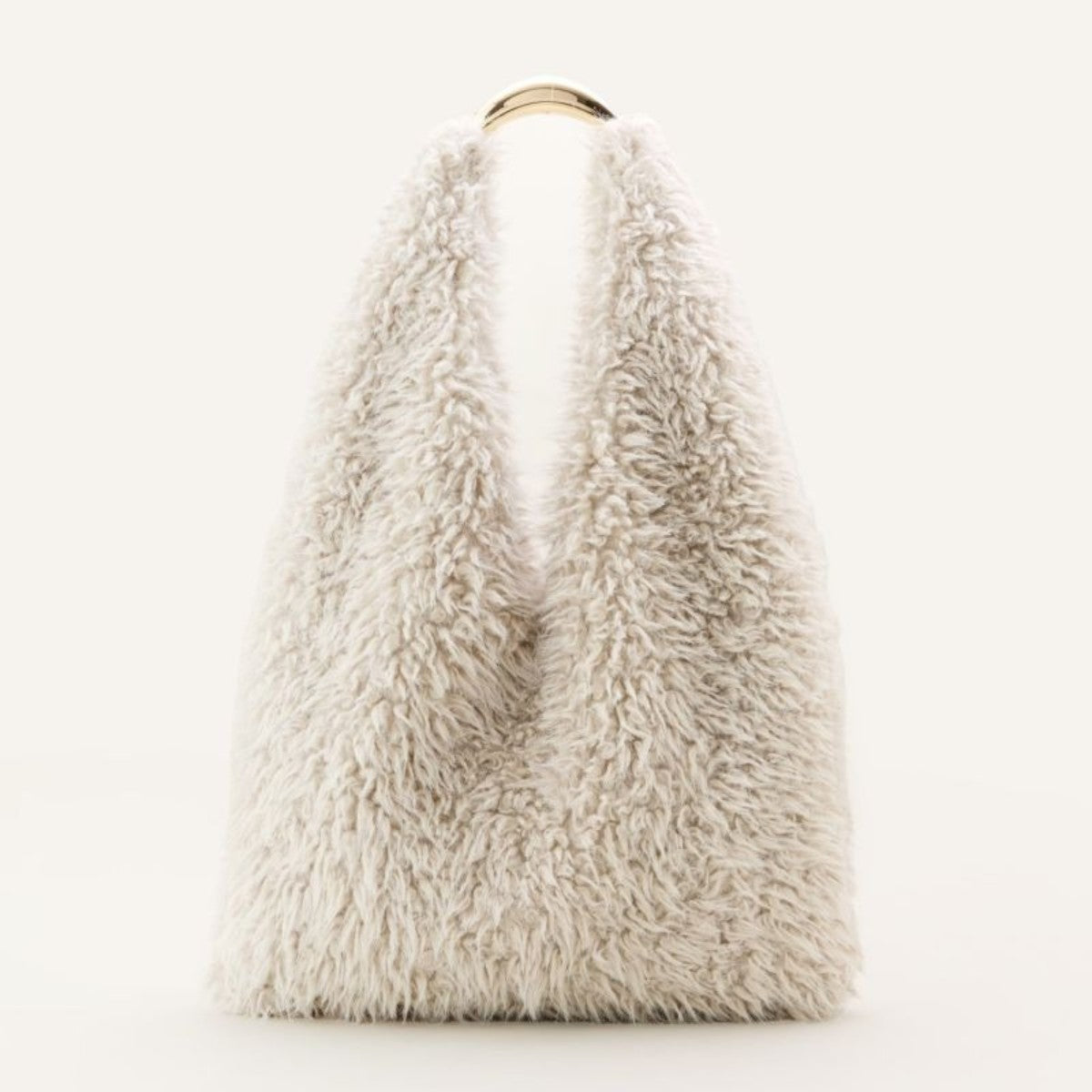 LE VERNIS Sculpture Mou Azuma ル・ベルニ スカルプチャー ムー アズマ 252-212520【レディース バッグ トート ファー 大容量 ハンドバッグ 秋冬 レディース 25FW】