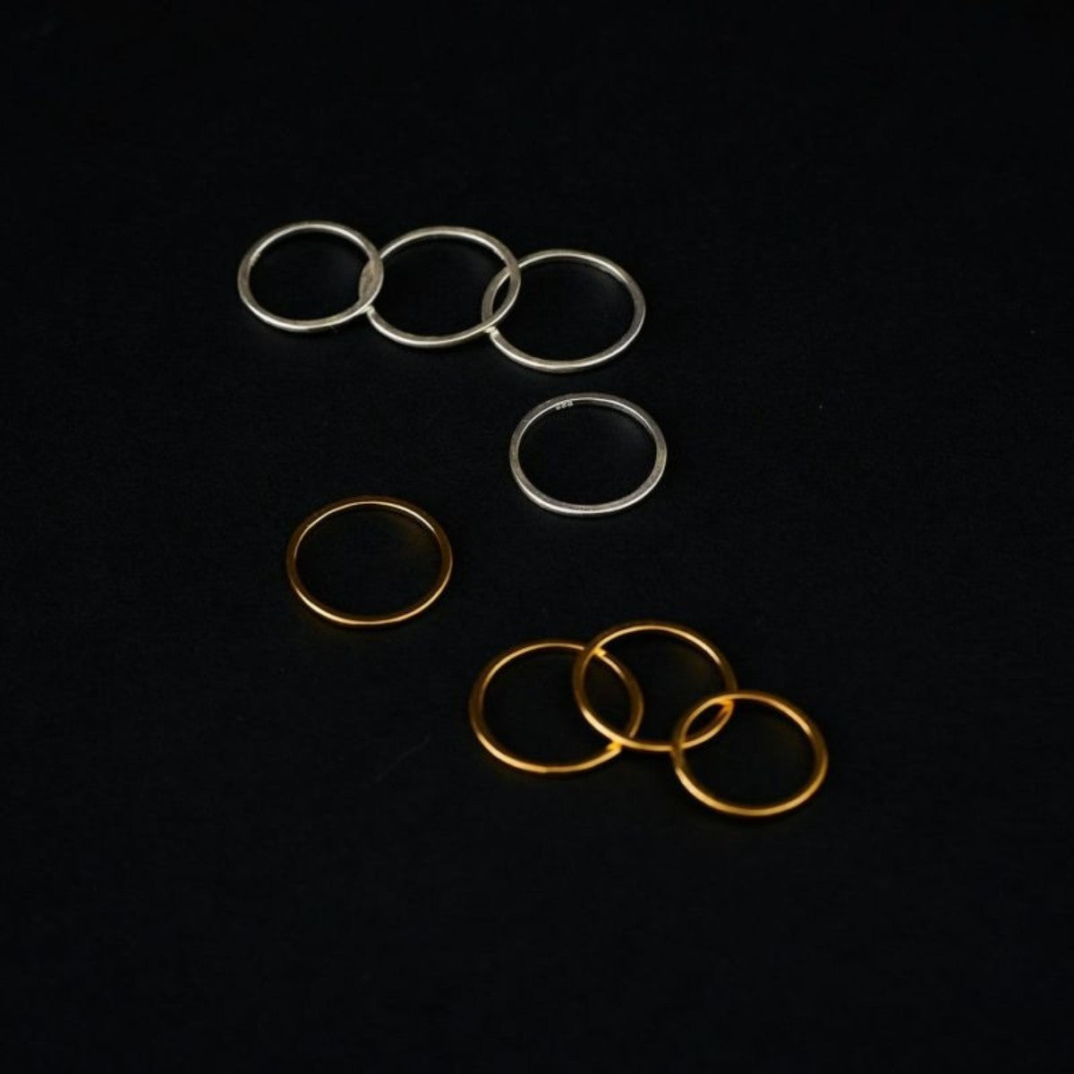 LAPUIS Four set ring B ラピュイ 4セット リング B 243-220114【レディース リング 指輪 セット Silver925 25FW】