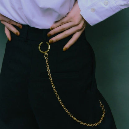 LAPUIS Multi chain A ラピュイ マルチ チェーン A 253-220117【レディース チェーンアクセサリー ウォレットチェーン バッグチャーム マルチ 25FW】