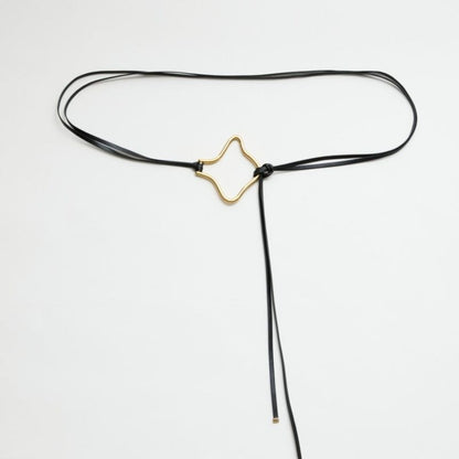 LAPUIS Nuance parts belt ラピュイ ニュアンス パーツ ベルト 253-220801【レディース アクセサリーベルト ネックレス チョーカー 25FW】