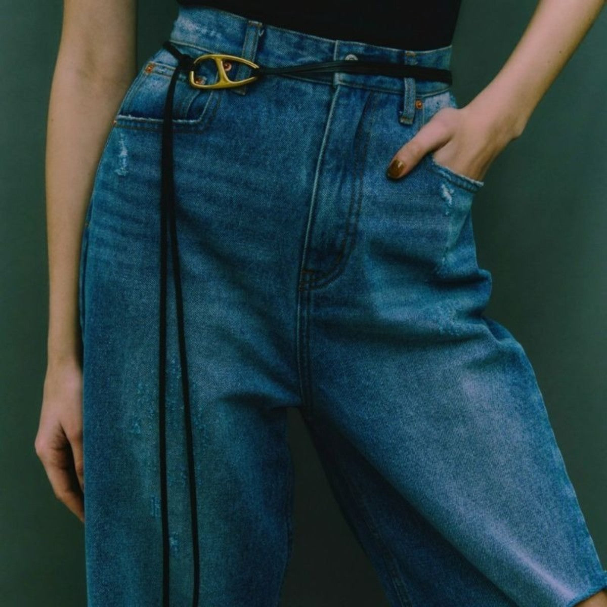 LAPUIS Anchor parts belt ラピュイ アンカー パーツ ベルト 253-220803【レディース アクセサリーベルト ネックレス チョーカー 25FW】