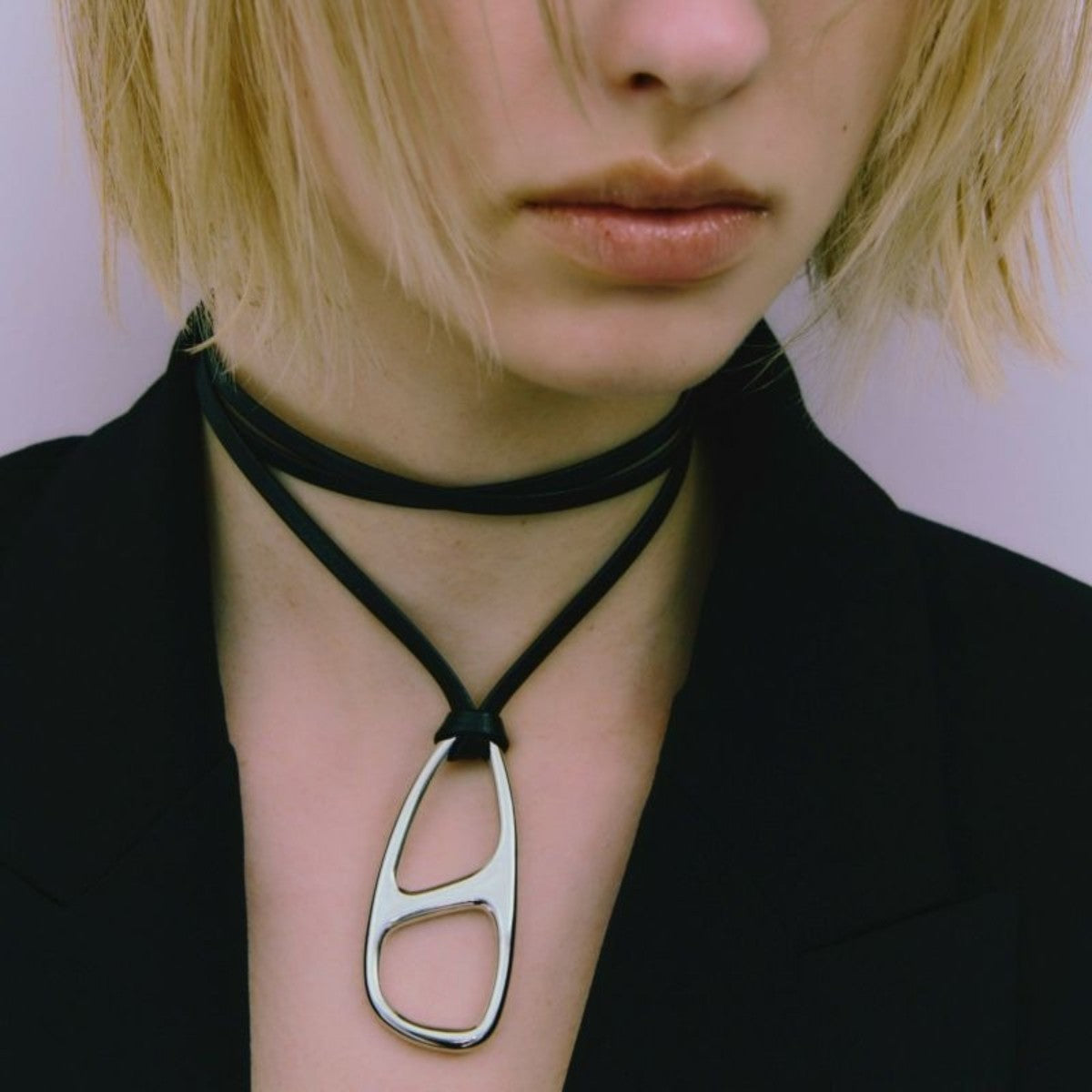 LAPUIS Anchor parts belt ラピュイ アンカー パーツ ベルト 253-220803【レディース アクセサリーベルト ネックレス チョーカー 25FW】