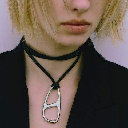 LAPUIS Anchor parts belt ラピュイ アンカー パーツ ベルト 253-220803【レディース アクセサリーベルト ネックレス チョーカー 25FW】