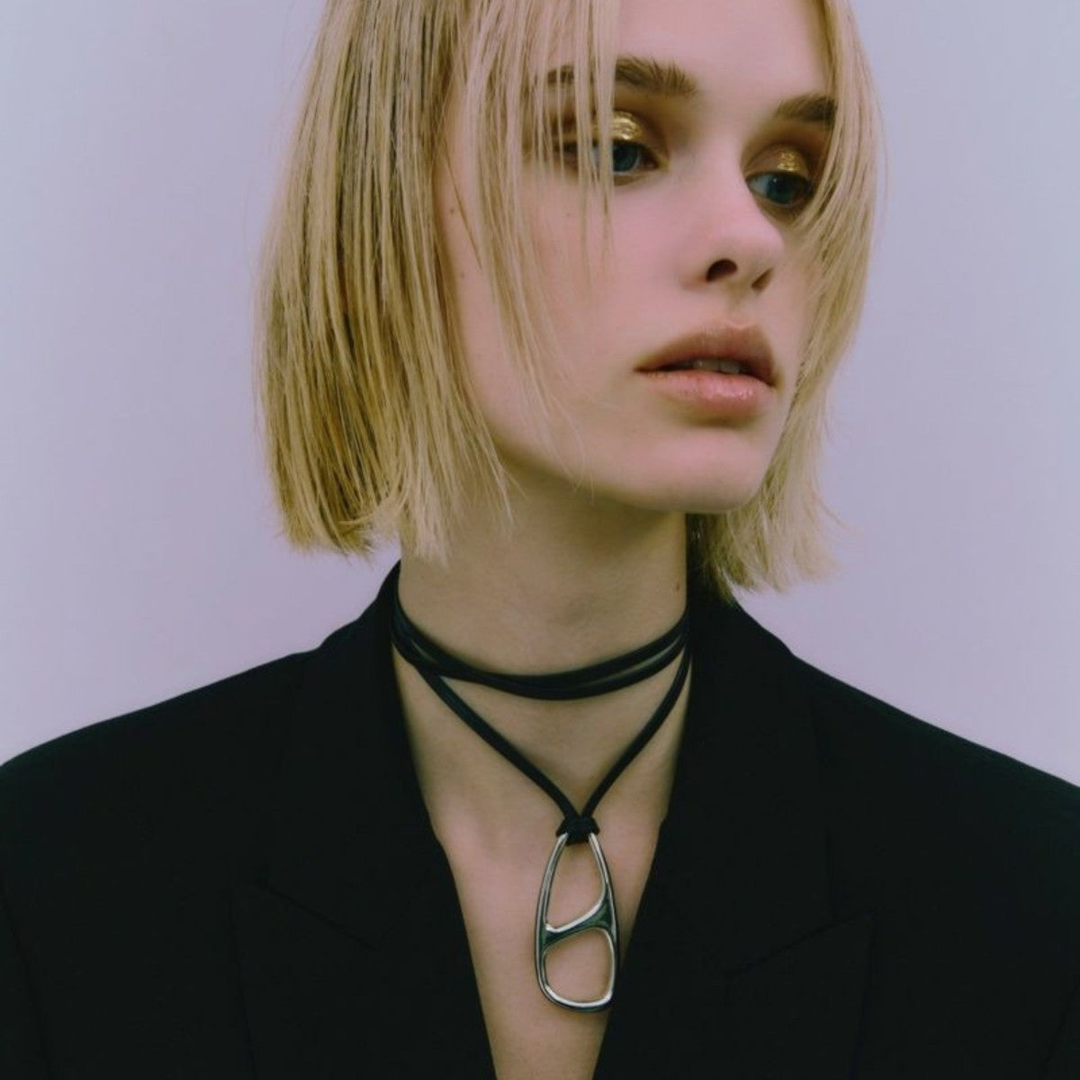 LAPUIS Anchor parts belt ラピュイ アンカー パーツ ベルト 253-220803【レディース アクセサリーベルト ネックレス チョーカー 25FW】