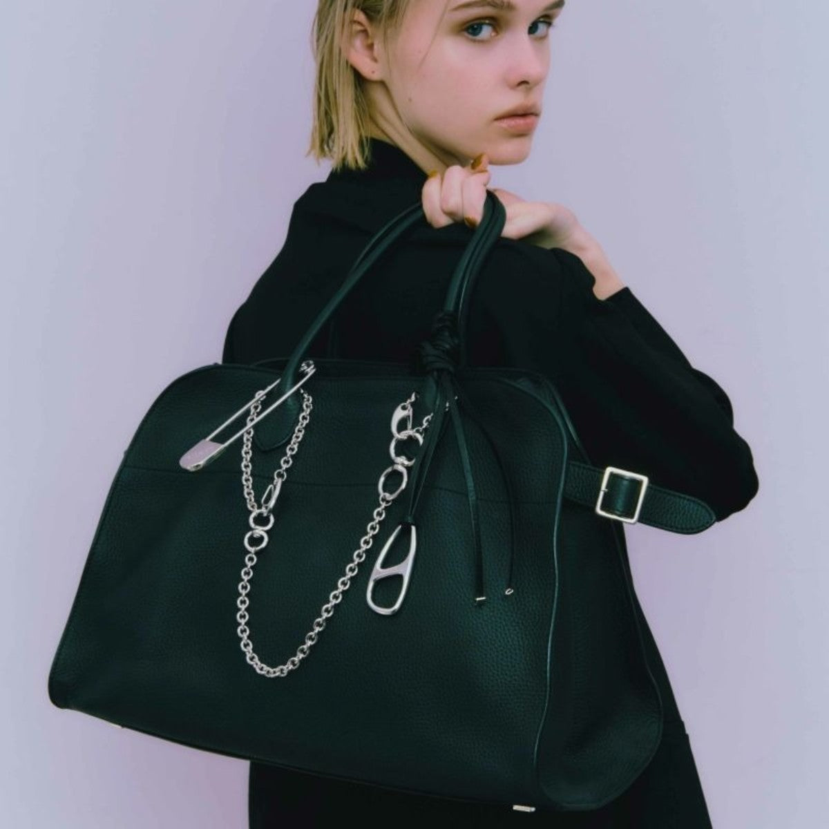 LAPUIS Anchor parts belt ラピュイ アンカー パーツ ベルト 253-220803【レディース アクセサリーベルト ネックレス チョーカー 25FW】