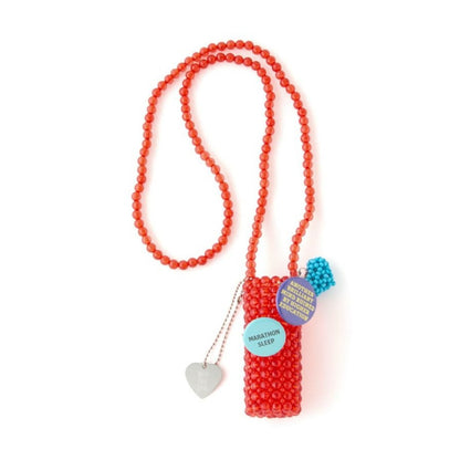 HEY! Mrs ROSE Beads Lip Necklace ヘイ！ミセスローズ ビーズ リップ ネックレス 253-140103【レディース ビーズ ネックレス バッグチャーム ハンドメイド アクセサリー リップケース 25FW】