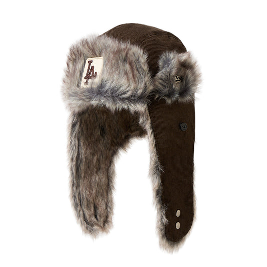 NEW ERA LOS ANGELES DODGERS CORDUROY TRAPPER ニューエラ ロサンゼルス・ドジャース コーデュロイ トラッパー 14667626【メンズ 防寒帽子 フライトキャップ 冬用 25FW】