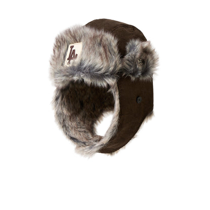 NEW ERA LOS ANGELES DODGERS CORDUROY TRAPPER ニューエラ ロサンゼルス・ドジャース コーデュロイ トラッパー 14667626【メンズ 防寒帽子 フライトキャップ 冬用 25FW】