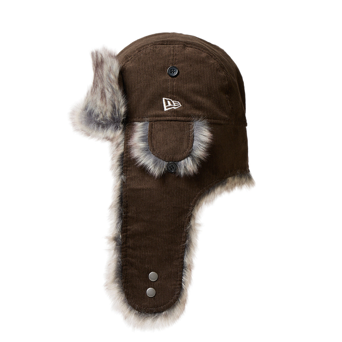 NEW ERA LOS ANGELES DODGERS CORDUROY TRAPPER ニューエラ ロサンゼルス・ドジャース コーデュロイ トラッパー 14667626【メンズ 防寒帽子 フライトキャップ 冬用 25FW】