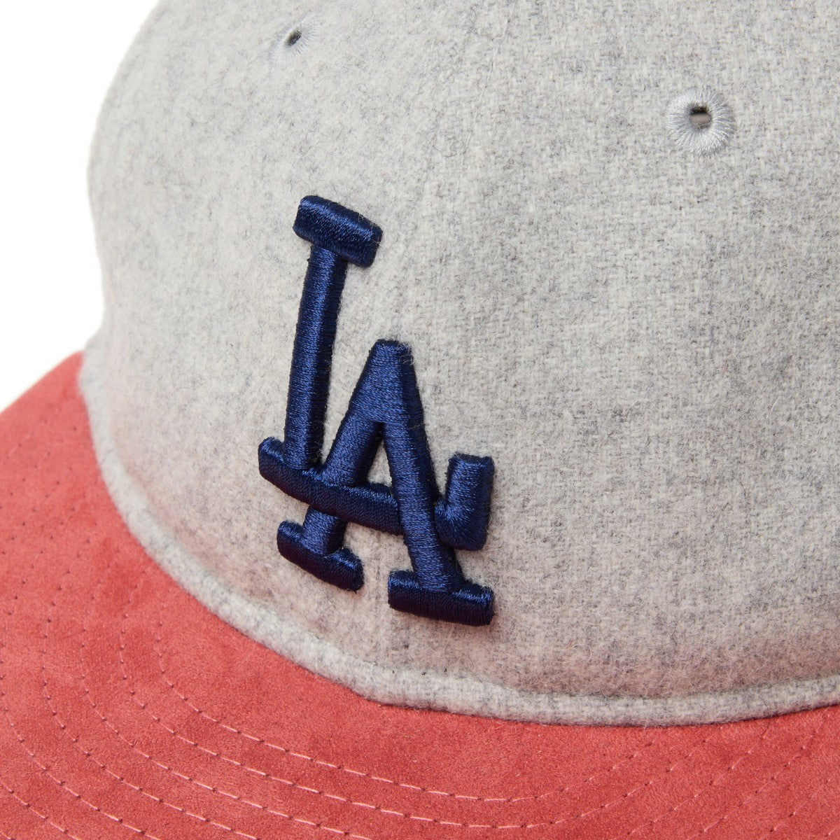 NEW ERA LOS ANGELES DODGERS SUEDE VISOR RETRO CROWN 9FIFTY ニューエラ ロサンゼルス・ドジャース スエード バイザー レトロクラウン 950 14667632【メンズ 帽子 キャップ 球団 ストラップ 25FW】