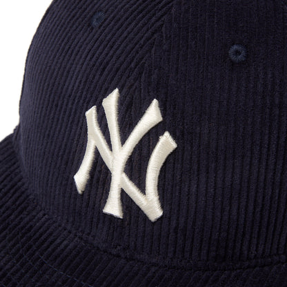 NEW ERA NEW YORK YANKEES 8W CORDUROY RETRO CROWN 9FIFTY ニューエラ ニューヨーク・ヤンキース 8W コーデュロイ レトロ クラウン 950 14667634【メンズ コーデュロイキャップ レトロキャップ 秋冬帽子 サイズ調整 25FW】