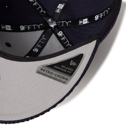 NEW ERA NEW YORK YANKEES 8W CORDUROY RETRO CROWN 9FIFTY ニューエラ ニューヨーク・ヤンキース 8W コーデュロイ レトロ クラウン 950 14667634【メンズ コーデュロイキャップ レトロキャップ 秋冬帽子 サイズ調整 25FW】