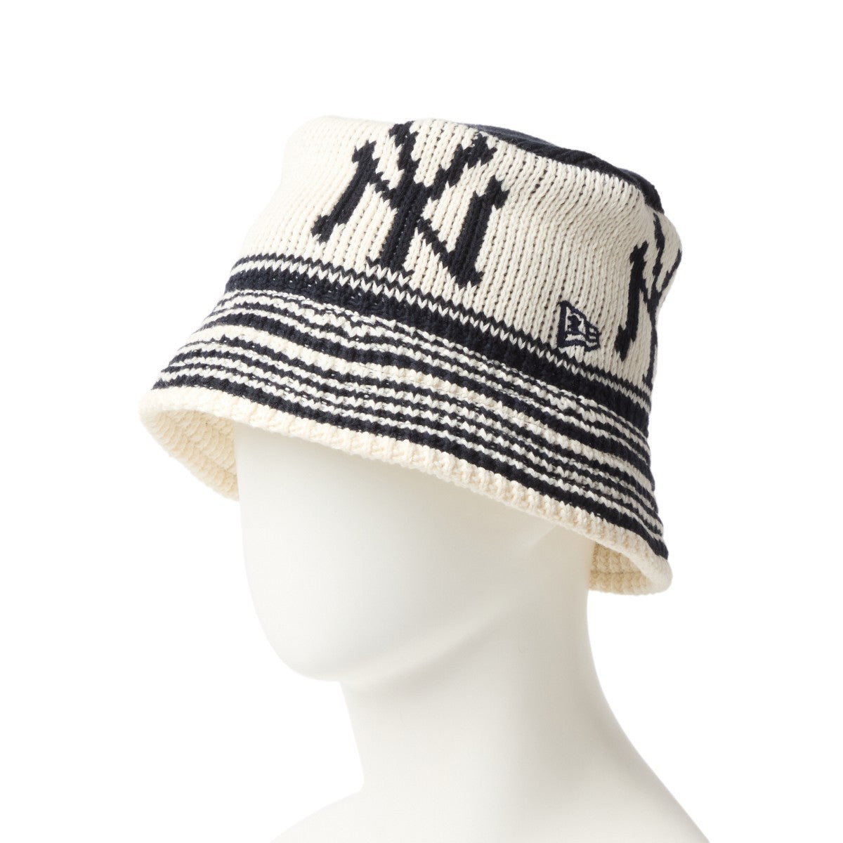 NEW ERA NEW YORK YANKEES KNIT BACKET ニューエラ ニューヨーク・ヤンキース ニットバケット 14667668【メンズ 帽子 バケットハット ニット 25FW】
