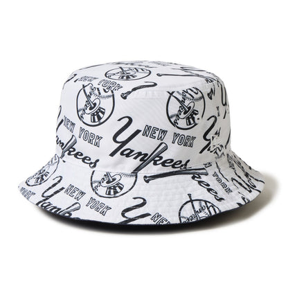 NEW ERA NEW YORK YANKEES REVERSIBLE BUCKET HAT-01 ニューエラ ニューヨーク・ヤンキース リバーシブル バケットハット-01 14667763【メンズ 帽子 バケットハット リバーシブル 25FW】