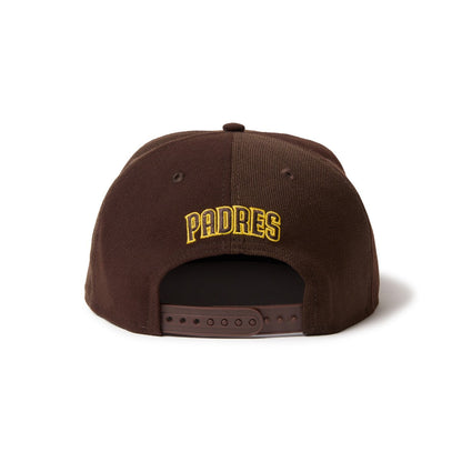 NEW ERA SAN DIEGO PADRES DOUBLE LOGO 9FIFTY ニューエラ サンディエゴ・パドレス ダブルロゴ 950 14667800【メンズ MLB ロゴ コレクション ウール ポリエステル 帽子 25FW】