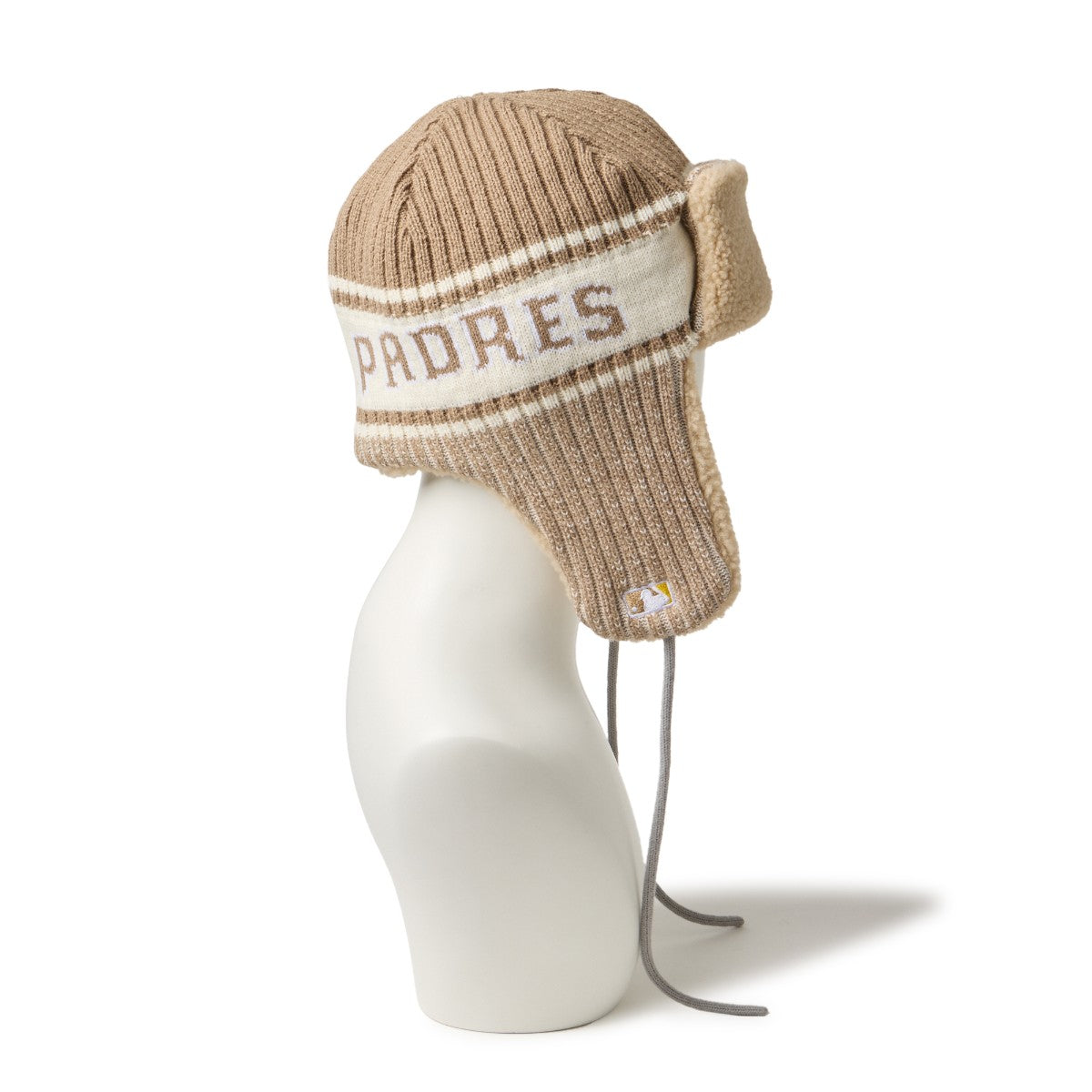 NEW ERA SAN DIEGO PADRES KNIT TRAPPER ニューエラ サンディエゴ・パドレス ニットトラッパー 14669983【メンズ ニットキャップ イヤーフラップ 防寒 冬 帽子 ボア裏地 25FW】