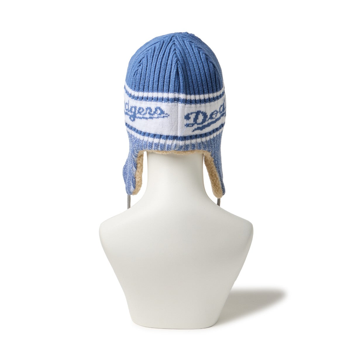 NEW ERA LOS ANGELES DODGERS KNIT TRAPPER ニューエラ ロサンゼルス・ドジャース ニットトラッパー 14669986【メンズ ニットキャップ イヤーフラップ 防寒 冬 帽子 ボア裏地 25FW】