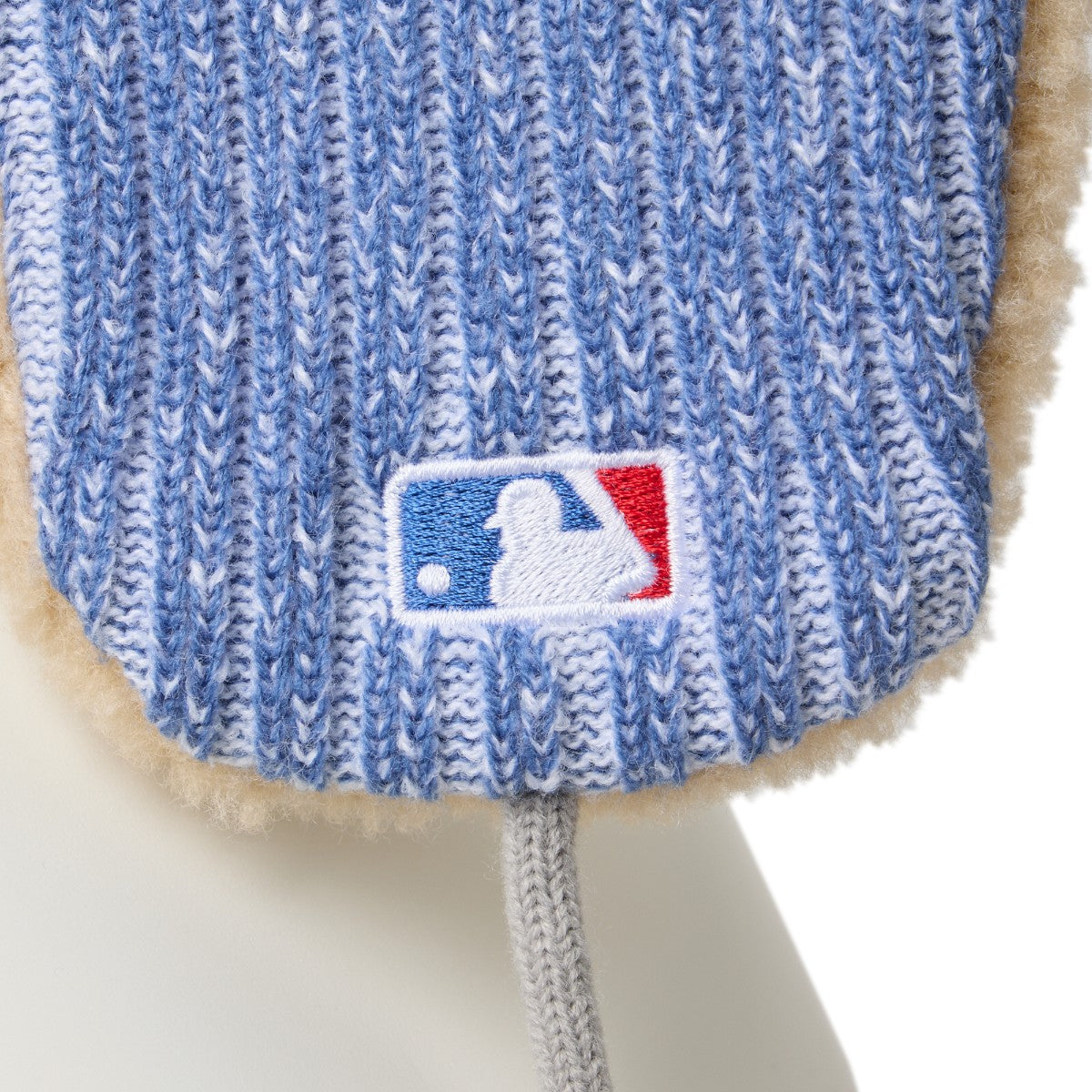 NEW ERA LOS ANGELES DODGERS KNIT TRAPPER ニューエラ ロサンゼルス・ドジャース ニットトラッパー 14669986【メンズ ニットキャップ イヤーフラップ 防寒 冬 帽子 ボア裏地 25FW】