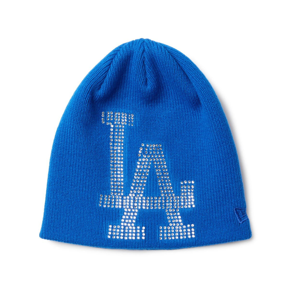 NEW ERA LOS ANGELES DODGERS RHINESTONE BASIC BEANIE ニューエラ ロサンゼルス・ドジャース ラインストーン ベーシックビーニー 14670027【メンズ MLB ロゴ ラインストーン コレクション キャップ デザイン 25FW】