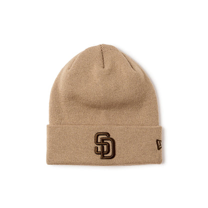 NEW ERA SAN DIEGO PADRES BASIC CUFF KNIT  ニューエラ サンディエゴ・パドレス ベーシック カフ ニット 14670057【メンズ 帽子 ニットキャップ スポーツロゴ 球団 25FW】