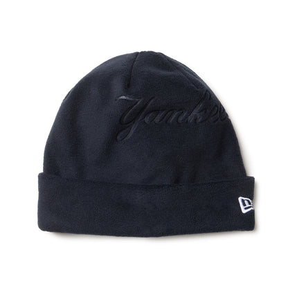 NEW ERA NEW YORK YANKEES POLARTEC BASIC CUFF KNIT ニューエラ ニューヨーク・ヤンキース ポーラテック ベーシック カフ ニット 14670094【メンズ 帽子 ニットキャップ スポーツロゴ 球団 25FW】