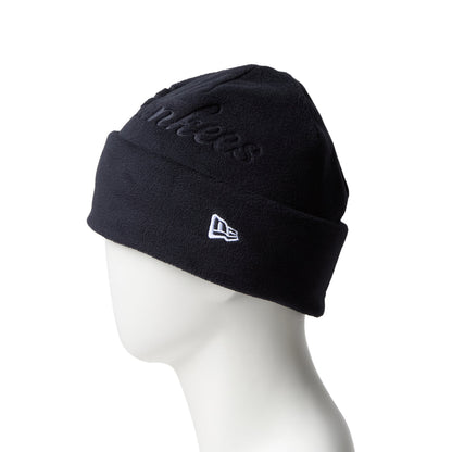 NEW ERA NEW YORK YANKEES POLARTEC BASIC CUFF KNIT ニューエラ ニューヨーク・ヤンキース ポーラテック ベーシック カフ ニット 14670094【メンズ 帽子 ニットキャップ スポーツロゴ 球団 25FW】