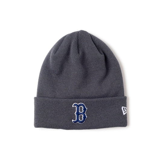 NEW ERA BOSTON REDSOX BASIC CUFF KNIT ニューエラ ボストン・レッドソックス ベーシック カフ ニット 14670109【メンズ 帽子 ニットキャップ スポーツロゴ 球団 25FW】