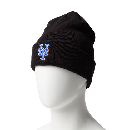 NEW ERA NEW YORK METS BASIC CUFF KNIT ニューエラ ニューヨーク・メッツ ベーシック カフ ニット 14670115【メンズ 帽子 ニットキャップ スポーツロゴ 球団 25FW】