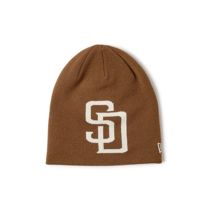 NEW ERA SAN DIEGO PADRES BASIC BEANIE ニューエラ サンディエゴ・パドレス ベーシック ビーニー 14670126【メンズ 帽子 ニットキャップ スポーツロゴ 球団 25FW】