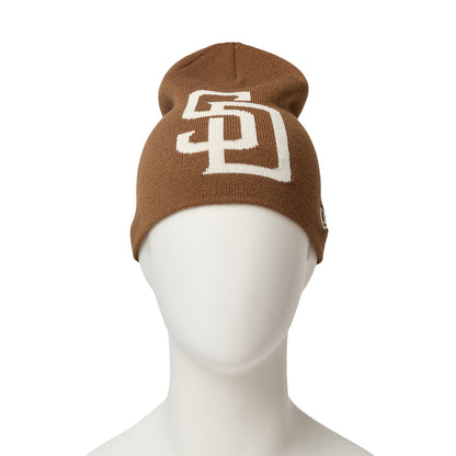 NEW ERA SAN DIEGO PADRES BASIC BEANIE ニューエラ サンディエゴ・パドレス ベーシック ビーニー 14670126【メンズ 帽子 ニットキャップ スポーツロゴ 球団 25FW】