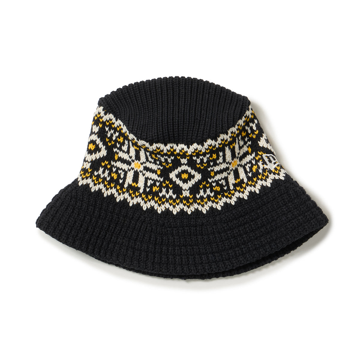 NEW ERA NORDIC KNIT BACKET Powered by Goro Nakatsugawa (MIN-NANO) ニューエラ ノルディック ニット バケット 中津川吾郎 14703366【メンズ 帽子 ハット ニット コラボ 25FW】