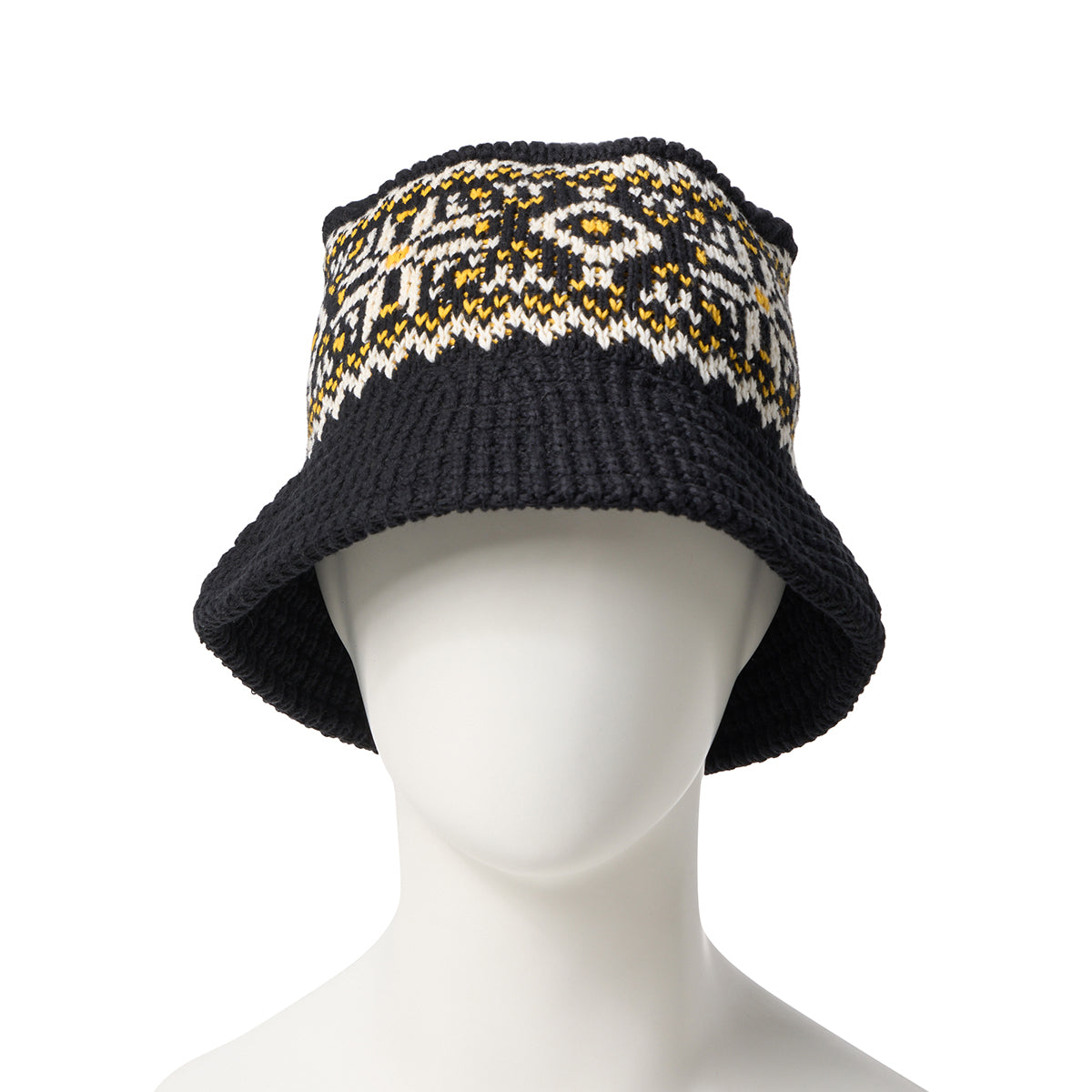 NEW ERA NORDIC KNIT BACKET Powered by Goro Nakatsugawa (MIN-NANO) ニューエラ ノルディック ニット バケット 中津川吾郎 14703366【メンズ 帽子 ハット ニット コラボ 25FW】