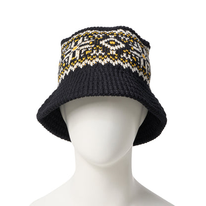 NEW ERA NORDIC KNIT BACKET Powered by Goro Nakatsugawa (MIN-NANO) ニューエラ ノルディック ニット バケット 中津川吾郎 14703366【メンズ 帽子 ハット ニット コラボ 25FW】