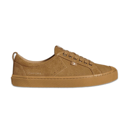 CARIUMA OCA LOW SUEDE カリウマ オカ ロー スエード 100102O03-ALL-CAMEL【レディース スニーカー スエード ローカット インソール クッション性 バルカナイズ 25FW】