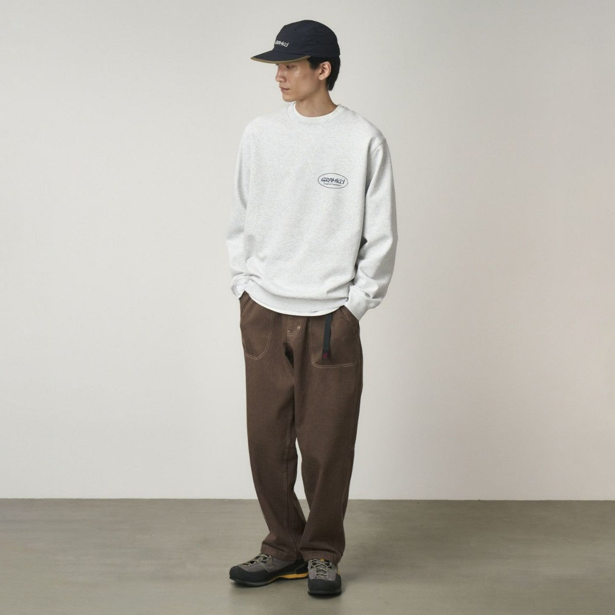 Gramicci JAPANESE SLUB DENIM PANT グラミチ ジャパニーズスラブデニムパンツ G5FM-P026【メンズ デニムパンツ スラブ糸 カラーデニム ワイドシルエット 日本製 25FW】