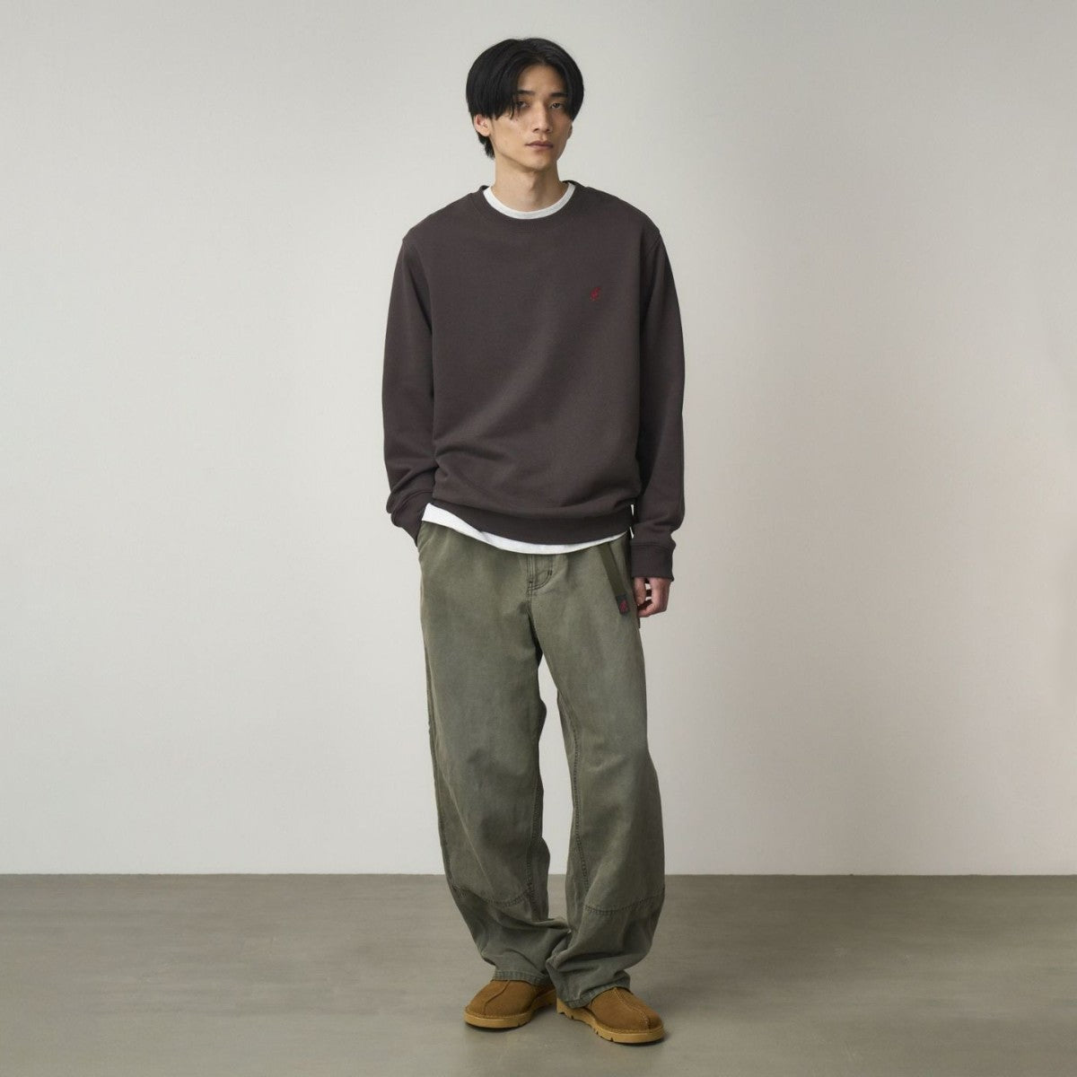 Gramicci CANVAS WORK PANT グラミチ キャンバスワークパンツ G5FM-P038【メンズ ワークパンツ ルーズフィット ベルト 耐水性 吸湿性 25FW】