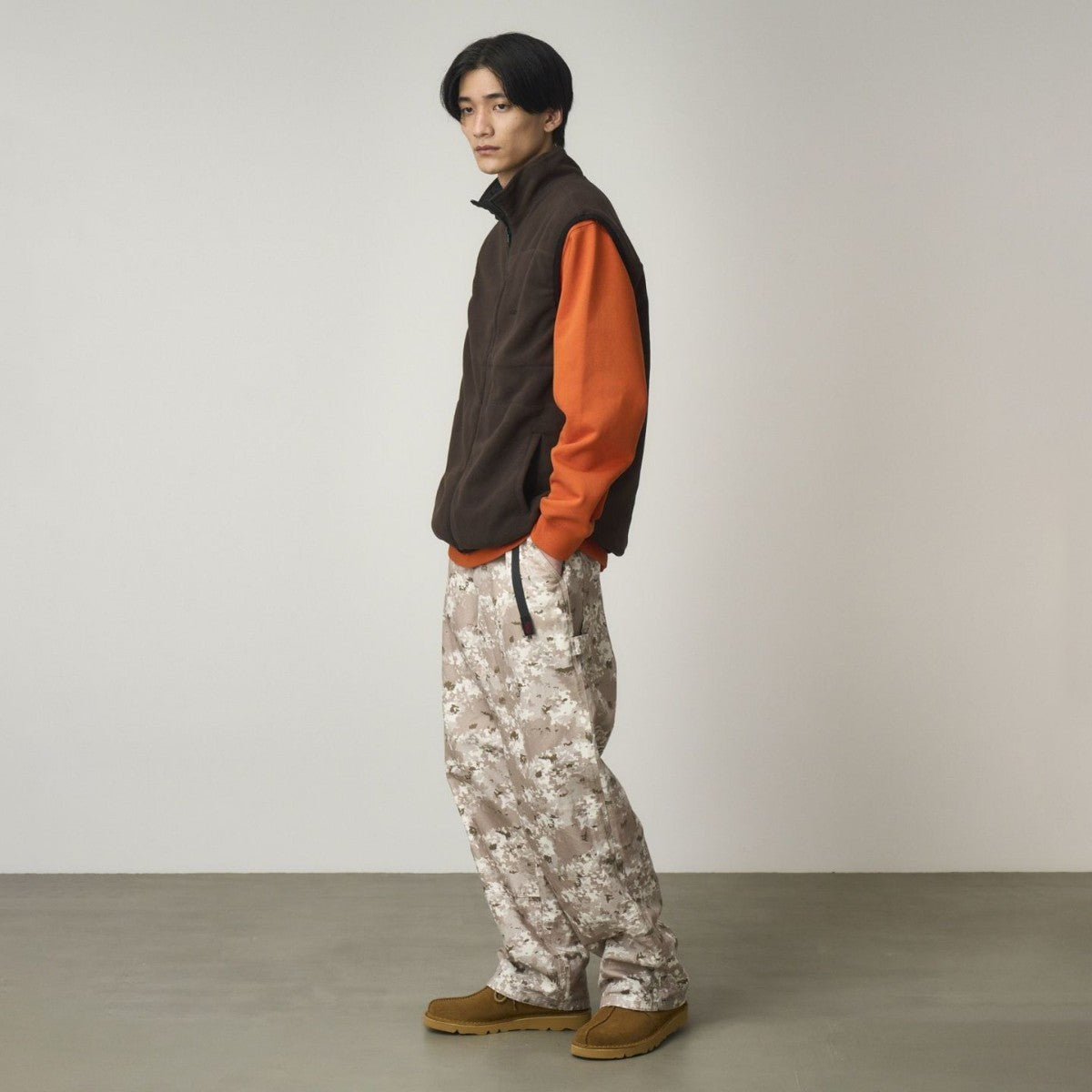 Gramicci CANVAS WORK PANT グラミチ キャンバスワークパンツ G5FM-P038【メンズ ワークパンツ ルーズフィット ベルト 耐水性 吸湿性 25FW】
