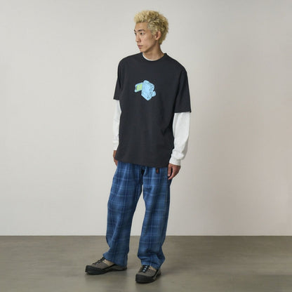 Gramicci O.G. DENIM PLAID PANT グラミチ O.G.デニムプラッドパンツ G5FM-P076【メンズ デニムパンツ ジャガード チェック ストレート 25FW】